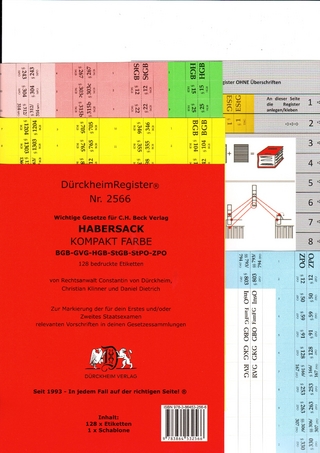 DürckheimRegister® HABERSACK KOMPAKT / Gesetze und §§ - Constantin Dürckheim; Constantin Dürckheim