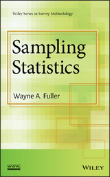 Sampling Statistics - Wayne A. Fuller