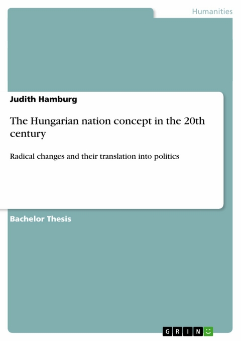 The Hungarian nation concept in the 20th century - Judith Hamburg