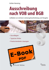 Sicher Ausschreiben nach VOB und BGB -  Achim Henning