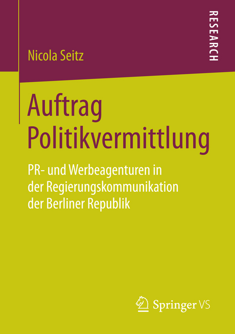 Auftrag Politikvermittlung - Nicola Seitz