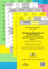 DürckheimRegister® STEUERFACHANGESTELLTE MIT STICHWORTEN - Glaubitz, Thorsten; Dürckheim, Constantin