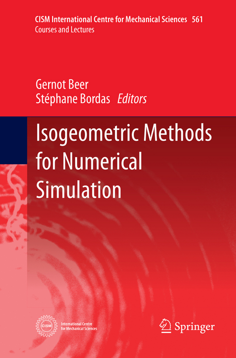 Isogeometric Methods for Numerical Simulation - 