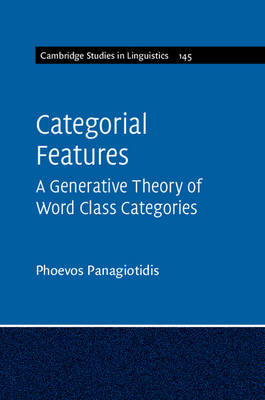 Categorial Features -  Phoevos (University of Cyprus) Panagiotidis