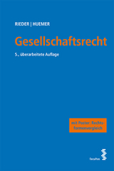 Gesellschaftsrecht - Rieder, Bernhard; Huemer, Daniela