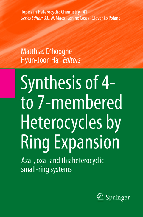 Synthesis of 4- to 7-membered Heterocycles by Ring Expansion - 