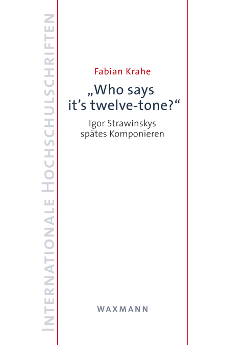 'Who says it's twelve-tone?' -  Fabian Krahe