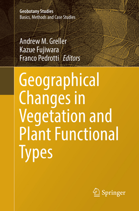 Geographical Changes in Vegetation and Plant Functional Types - 