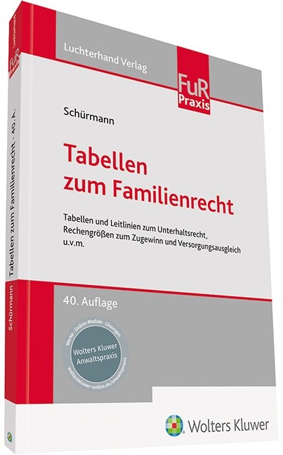 Tabellen zum Familienrecht - 