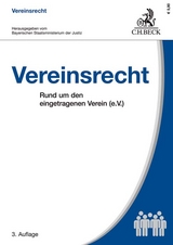 Vereinsrecht - Baumann, Thomas; Bayerischen Staatsministerium der Justiz