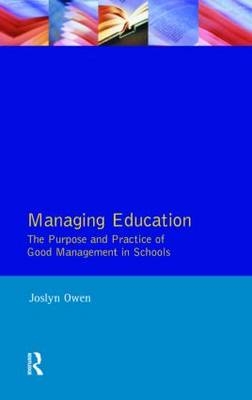 Managing Education -  Joslyn Owen