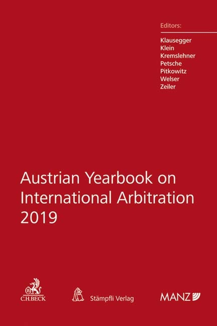 Austrian Yearbook on International Arbitration 2019 - 