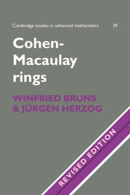 Cohen-Macaulay Rings -  Winfried Bruns,  H. Jurgen Herzog