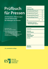 Prüfbuch für Pressen - Schulte, Martin