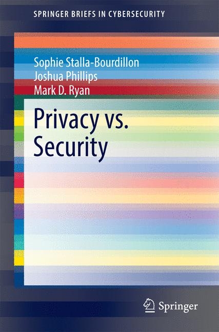 Privacy vs. Security - Sophie Stalla-Bourdillon, Joshua Phillips, Mark D. Ryan