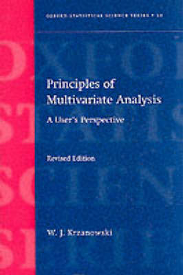 Principles of Multivariate Analysis -  Wojtek Krzanowski