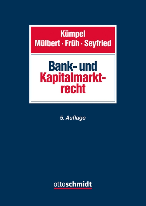 Bank- und Kapitalmarktrecht - 