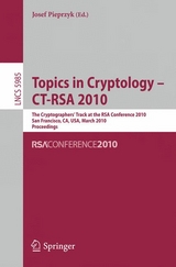 Topics in Cryptology - CT-RSA 2010 - 