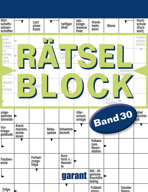 Rätselblock Band 30