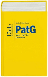 PatG | Patentgesetz - Thomas Adocker, Daniel Alge, Axel Anderl, Hasmik Baroian-Haftvani, Wolfgang Berger, Matthias Brunner, Anatol Dietl, Valerie Eder, Tobias Fox, Markus Gaderer, Andreas Gehring, Melanie Groß, Markus Grötschl, Petra Gufler, Bernhard Heinzl, Stefan Holzweber, Maximilian Horkel, Peter Karg, Matthias Klissenbauer, Georg Kresbach, Gerhard Marosi, Paul Meinl, Edith Müller-Huber, Michaela Petsche, Andreas Pföstl, Wolfgang Poth, Georg Puchberger, Georg Rihs, Rainer Schultes, Fabian Stanke, Johannes Strobl, Philip Vondrak, Manuel Wegrostek, Andreas Wildhack