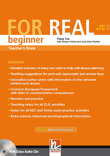 FOR REAL Beginner Teacher's Pack - Martyn Hobbs, Julia Starr Keddle