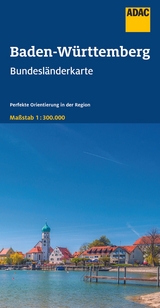 ADAC Bundesländerkarte Deutschland 11 Baden-Württemberg 1:300.000