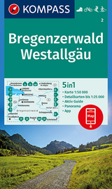 KOMPASS Wanderkarte Bregenzerwald, Westallgäu - KOMPASS-Karten GmbH