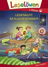 Leselöwen 1. Klasse - Lesenacht im Klassenzimmer (Großbuchstabenausgabe) - Anna Taube