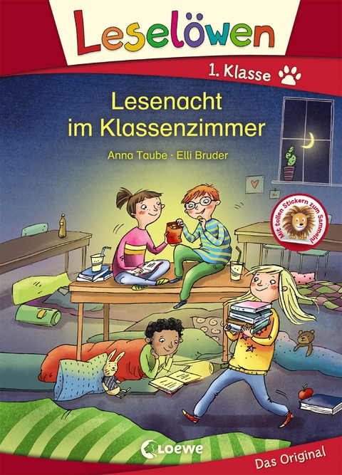 Leselöwen 1. Klasse - Lesenacht im Klassenzimmer - Anna Taube