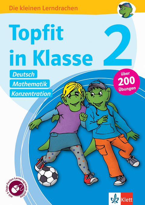 Klett Topfit in Klasse 2 - Deutsch, Mathematik und Konzentration