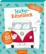 Sticker-Rätselblock Fahrzeuge