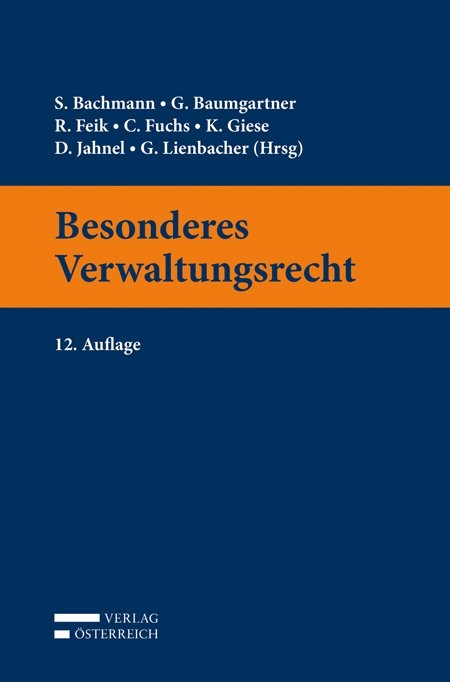 Besonderes Verwaltungsrecht - 