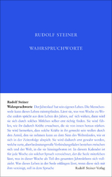 Wahrspruchworte - Rudolf Steiner