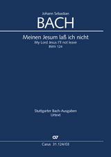 Meinen Jesum laß ich nicht (Klavierauszug) - Johann Sebastian Bach