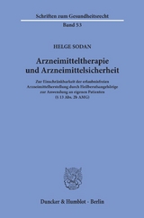 Arzneimitteltherapie und Arzneimittelsicherheit. - Helge Sodan