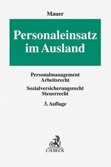 Personaleinsatz im Ausland - Mauer, Reinhold