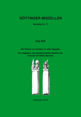 Der Schutz von Kindern im alten Ägypten - Anja Roß