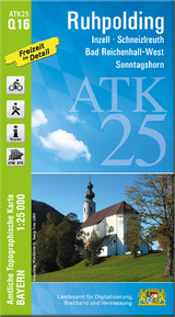 ATK25-Q16 Ruhpolding (Amtliche Topographische Karte 1:25000) - 