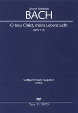 O Jesu Christ, meins Lebens Licht (Klavierauszug) - Johann Sebastian Bach