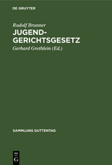 Jugendgerichtsgesetz - Rudolf Brunner