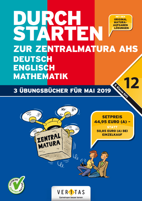 Durchstarten zur Zentralmatura 2019. SET AHS: Deutsch, Mathematik, Englisch - Emii Bergmann, Jutta Hofer, Markus Olf, Franz Zach