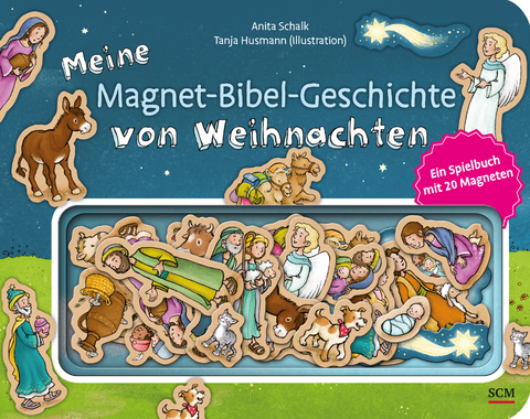 Meine Magnet-Bibel-Geschichte von Weihnachten - Anita Schalk