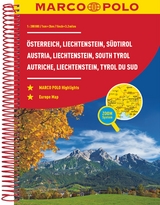 MARCO POLO Reiseatlas Österreich, Liechtenstein, Südtirol 1:200.000 - 