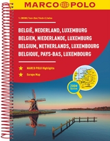 MARCO POLO ReiseAtlas Benelux 1:200 000 (Belgien, Niederlande, Luxemburg) - 