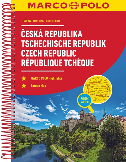 MARCO POLO Reiseatlas Tschechische Republik 1:200.000