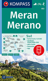 KOMPASS Wanderkarte Meran, Merano - KOMPASS-Karten GmbH