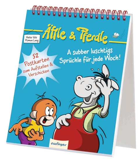 Äffle & Pferdle: A subber luschtigs Sprüchle für jede Woch! - Heiko Volz