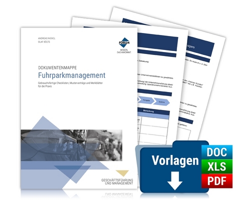 Dokumentenmappe Fuhrparkmanagement