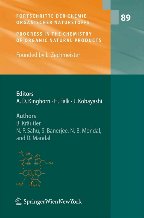 Fortschritte der Chemie organischer Naturstoffe / Progress in the Chemistry of Organic Natural Products - Bernhard Kräutler, N. P. Sahu