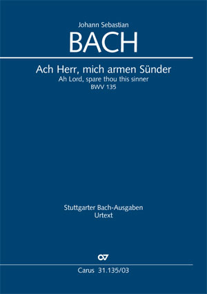 Ach Herr, mich armen Sünder (Klavierauszug) - Johann Sebastian Bach